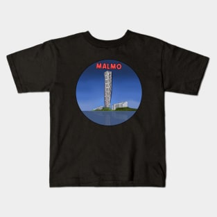 Scandinavian Malmo Sweden Kids T-Shirt